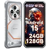 Blackview FORT 2 Rugged Smartphone Android 15, 245g/10.7mm Rugged Phone Unlocked, 24GB + 128GB/2TB, 6.56" HD+ 90 Hz, Dual AI Cameras 16MP + 13MP, IP68/IP69K/Dual SIM/NFC/Glove Mode Waterproof Phone