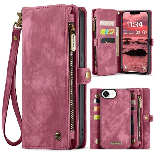 For 2026���f��iPhone 17E�P�[�X�������蒠�^iPhone 16E/iPhone SE4 2025�r�W�l�X��PU���U�[ ���C�����X�[�d��2in1�}�O�l�b�g�z���ԍڎ��O�����R �J�[�h���[/�t�@�X�i�[�݌v/���� �R�C�����[(���K��C���z���A�R