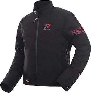 Rukka Start-R Motorrad Textiljacke Schwarz/Rot 54