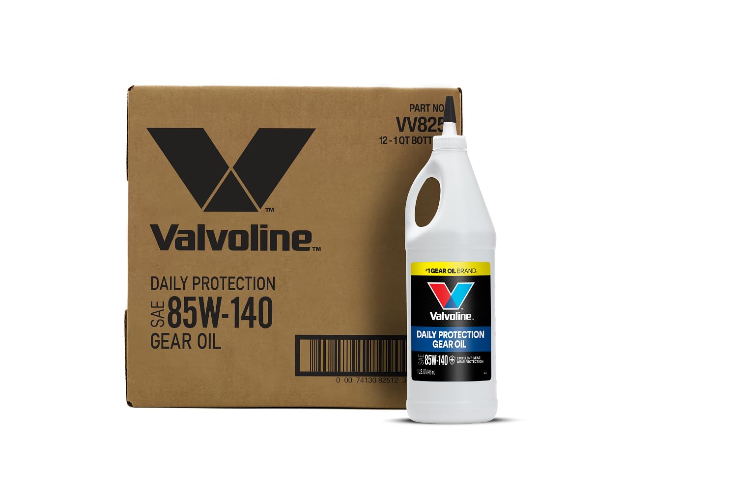 Valvoline High Performance SAE 85W-140 Gear Oil 1 QT, Case of 12