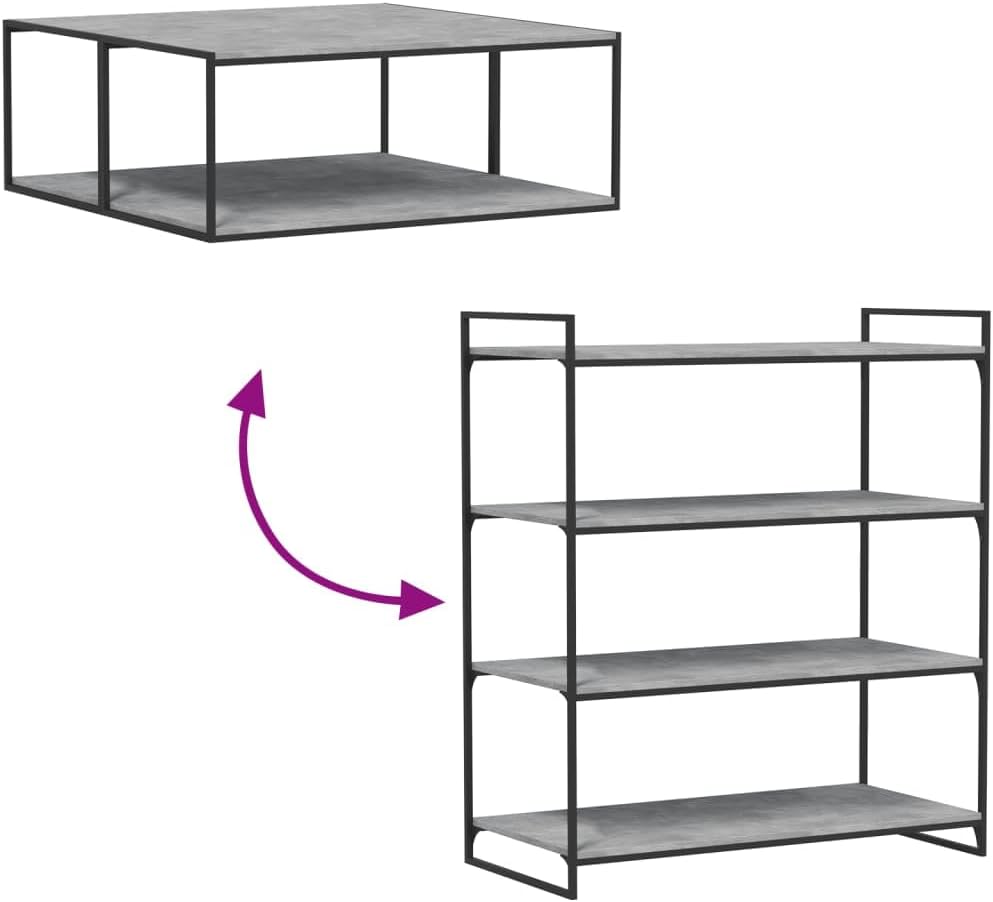 vidaXL Sleek Bookshelf for Your Living Room, Stylish Storage, Minimalist Design, Space Saver, Versatile Piece