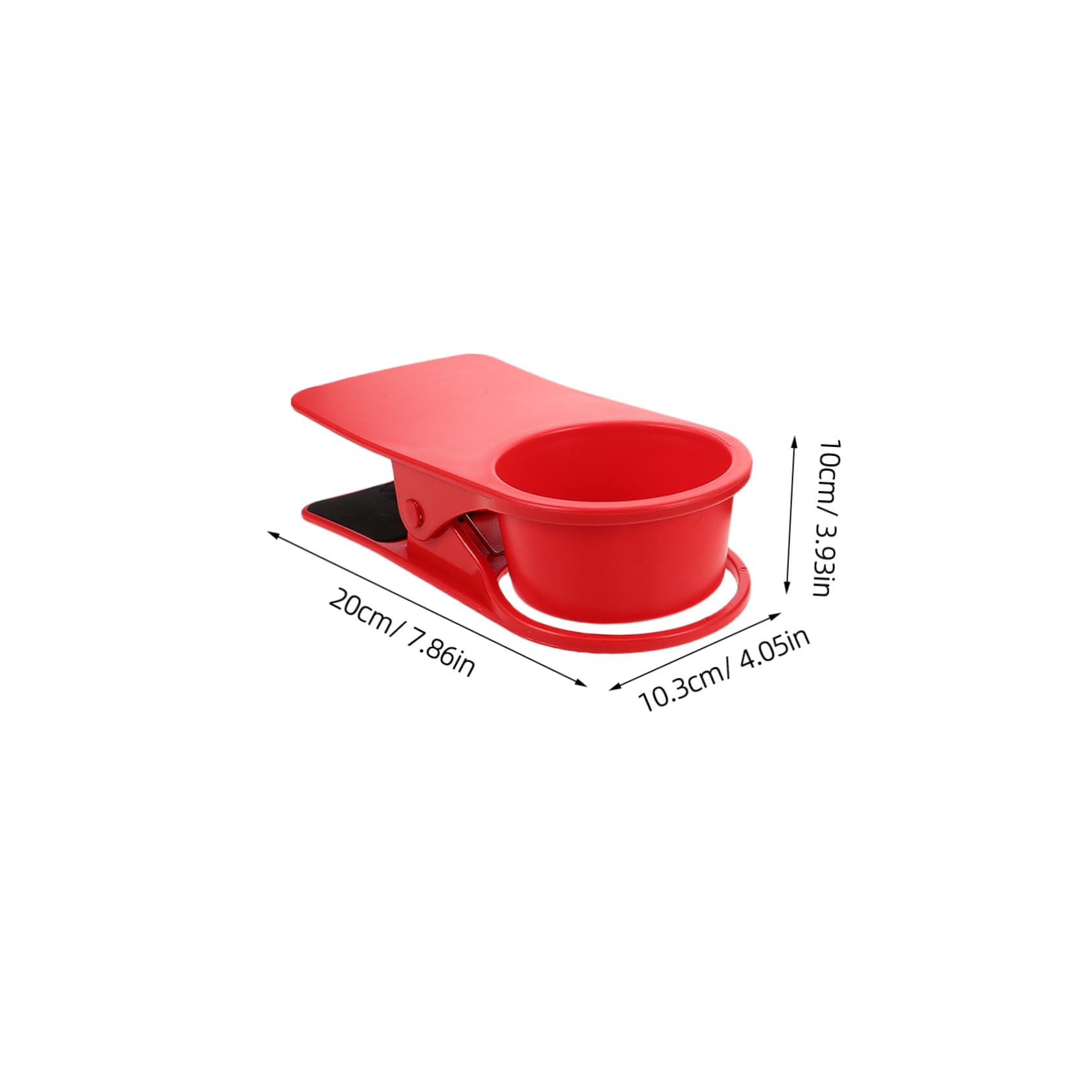 SOLUSTRE 3stücke Tischbecherhalter Clip Becherhalter für Schreibtisch Stehtisch aus Kunststoff zum Anklemmen für Getränke Kaffee Zuhause Büro Auto