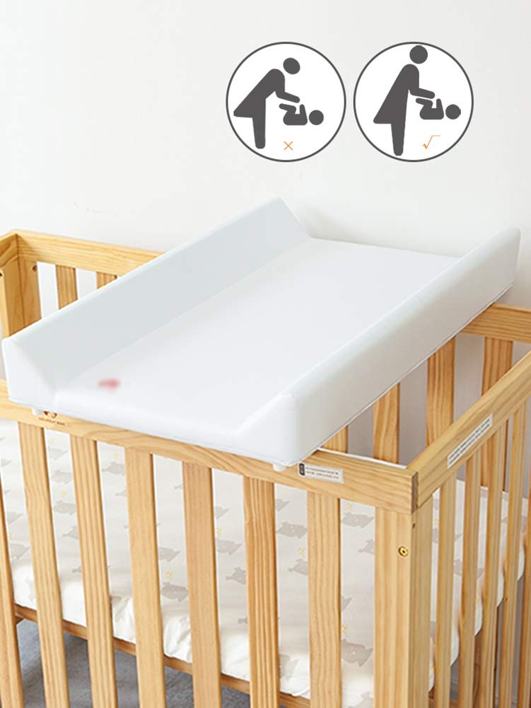 Cambiador de Pañale,Portátil para Cuna, Tela Impermeable, 79 cm de Largo, Apto para 0-12 Meses