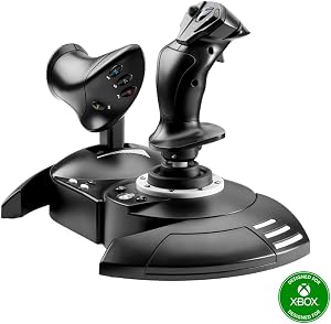 Thrustmaster T-Flight Hotas One Flight Stick Controller for PC & Xbox Series X|S, Precision Joystick with Detachable Throttle, Realistic Flight Simulator Controller