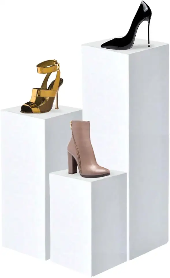 Kit 3 Cubos Expositor Tablado Vitrine Multiuso Para Lojas Festas E Fotos