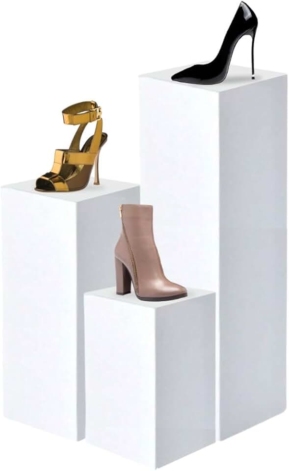 Kit 3 Cubos Expositor Tablado Vitrine Multiuso Para Lojas Festas E Fotos