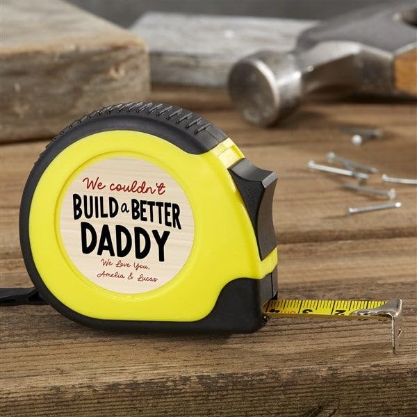 Flexómetro personalizado con grabado para papá miniatura 2