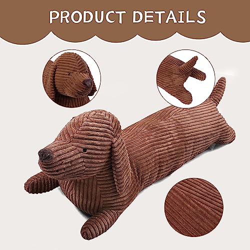 Fanunny 36 Inch Dachshund Dog Stuffed Animal Plush, Long Weiner Dog Body Pillow, Cute Funny Large Dachshund Toys Plushies Decor Ideal Gift For Kids #TOP6
