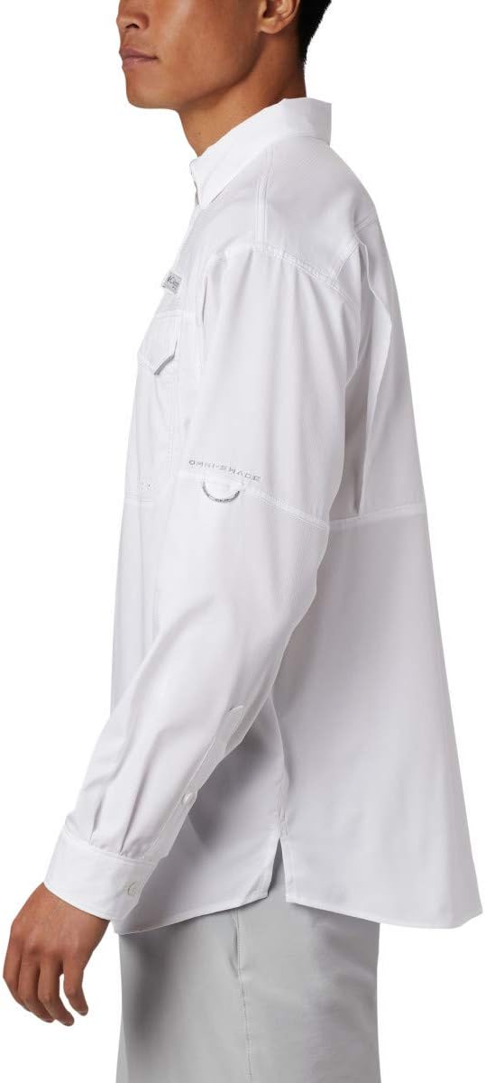 Columbia Men's Big-Tall Low Drag Offshore LS Shirt, White, 4X
