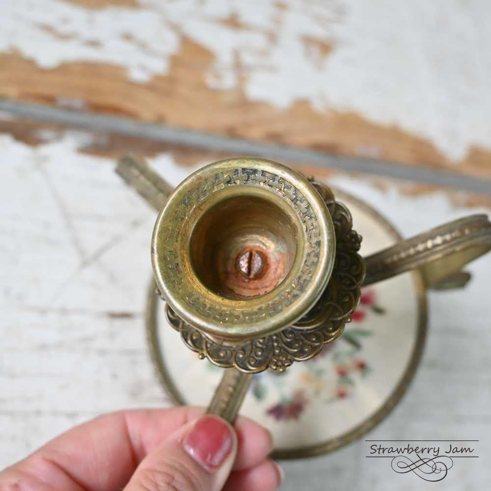 Amazon.co.jp: L2909-111-1 英国アンティーク プチポワン キャンドル