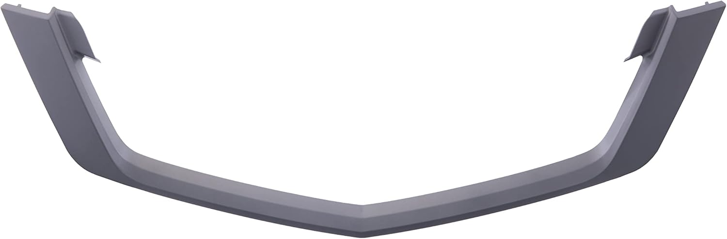 CarPartsDepot Front Grille Grill Center Bar Molding New Compatible With 2006-2008 Acura TSX Chrome Plastic 71124SECA01 AC1210109