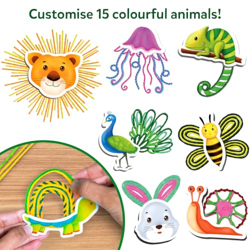 Image of Skillmatics Waxy Window Art - Reusable 100% Organic Beeswax Craft Kit