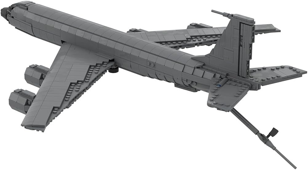 F/A-18E Super Hornet Building Blocks and Construction Toy, Collectible Military-Themed Model to Build and Display, Great Gift for Military Fans (1483PCS)