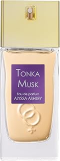 Alyssa Ashley Tonka Musk - Mini Perfumes for Women and Cologne for Men - Long Lasting Amber Fragrance - Travel Perfume - 1 oz EDP Spray