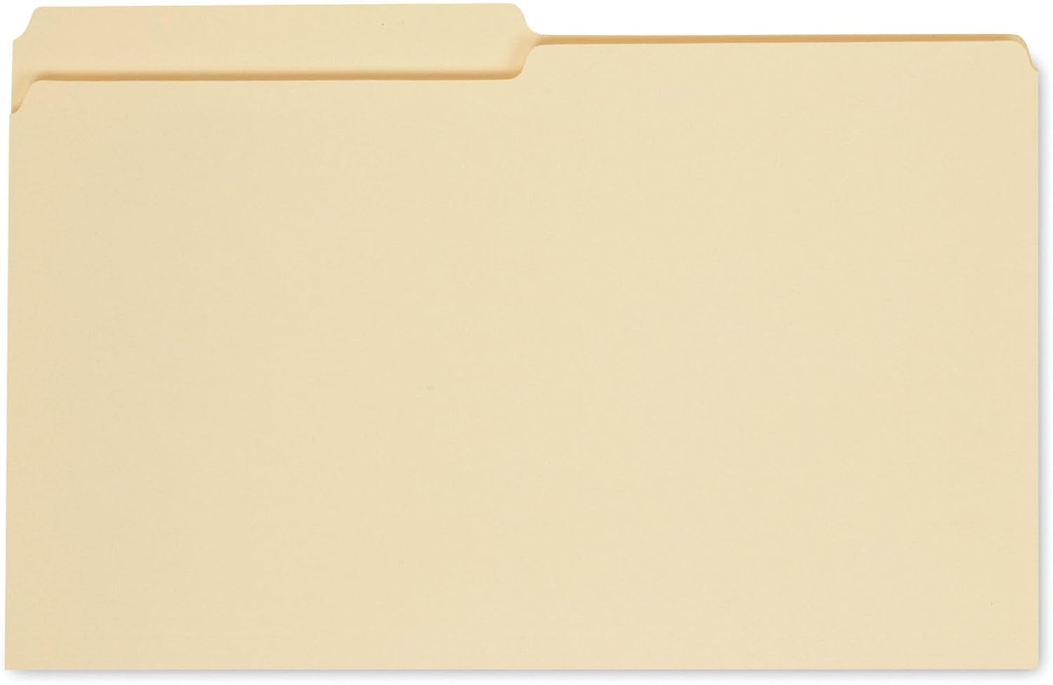 Universal 15112 File Folders, 1/2 Cut, One-Ply Top Tab, Legal, Manila, 100/Box