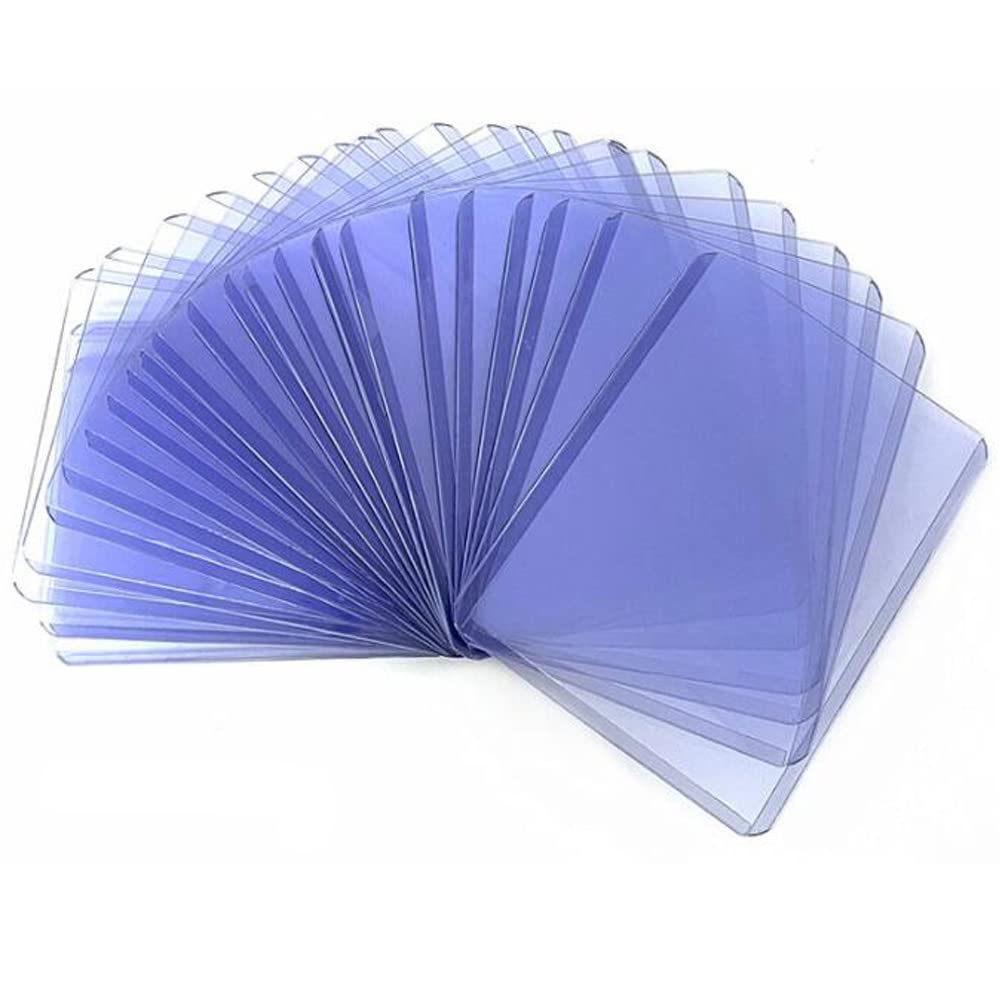 Clear Trading Card Protector Sleeves Hard Plastic