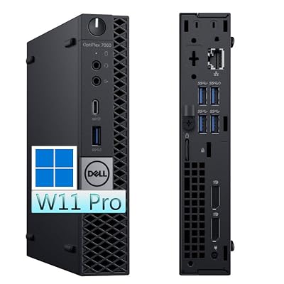 Dell OptiPlex 7060 Mini PC, Core 8th Gen, 8GB RAM, 256GB SSD (Renewed)