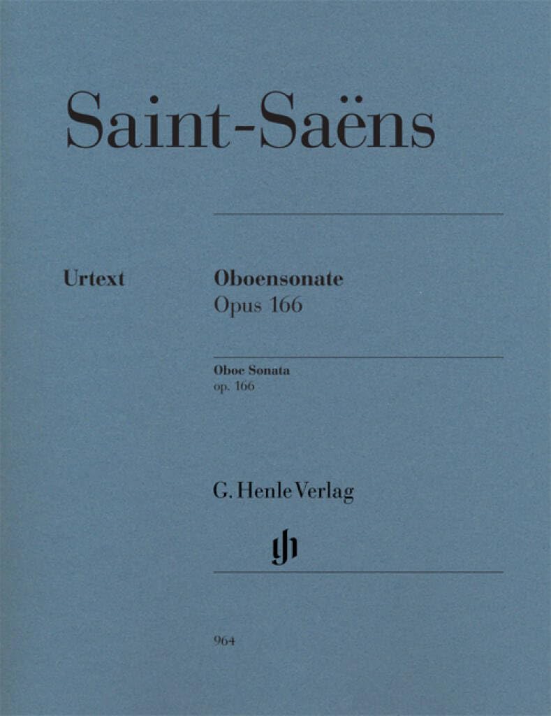 Oboe Sonata op.166 - Oboe, Piano - (HN 964)
