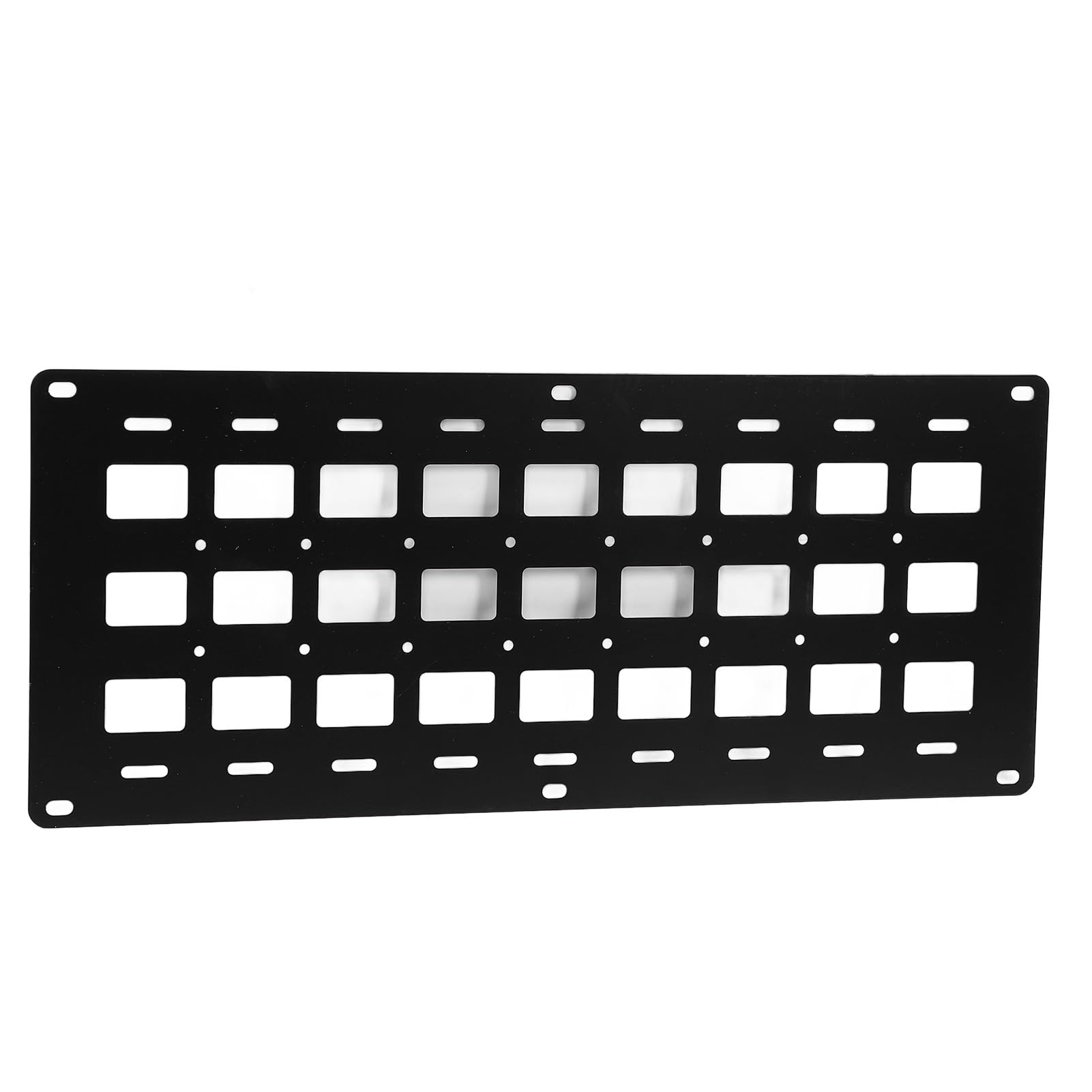 Aluminium-Molle-Panel 883x330mm Für L-Schiene – Zur Werkzeugaufhängung Im Auto, Für SUV & LKW