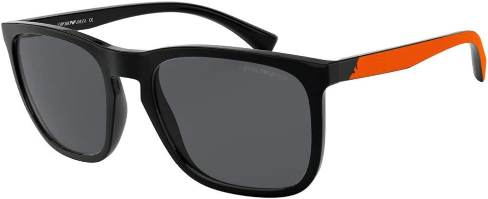 Emporio Armani EA4132-501787 Sunglasses BLACK w/GREY 57mm