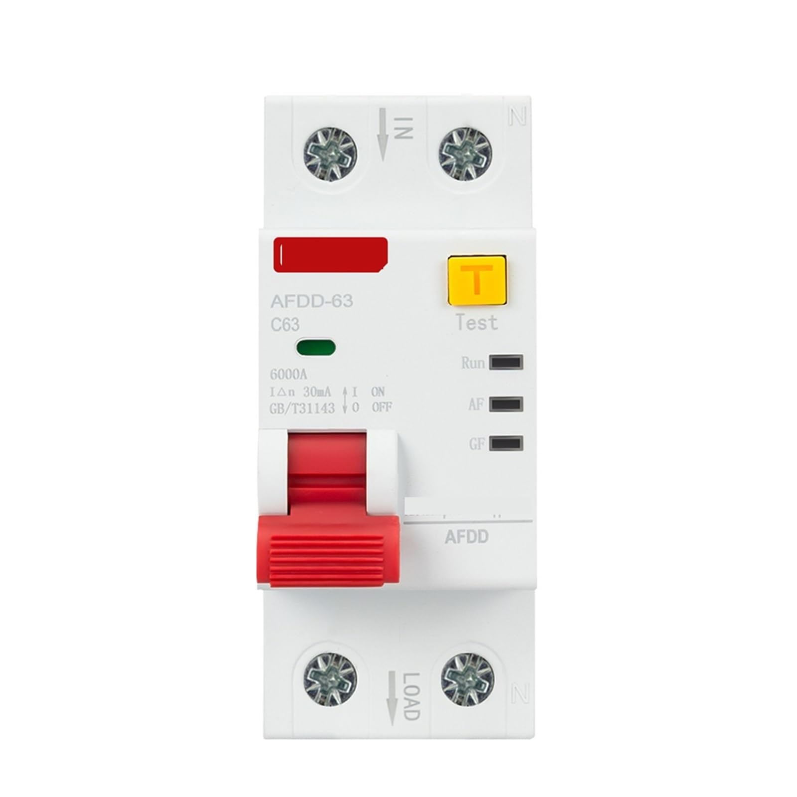 AFDD disjoncteur defauts d arc AC220V 25A coupure surcharge