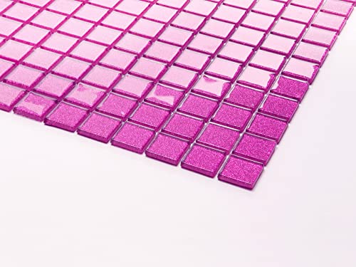 Carrelage mosaïque en verre. Rose Avec des paillettes. Offre proposée pour l'achat d'un petit échantillon (MT0018 sample)
