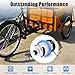 48V 750W Electric Brushless Motor Kit Electric Tricycle Brushless Geared Motor Kit,E-Tricycle/Rickshaw Motor Conversion Kit with Motor Controller & LED Display for DIY 3-Wheel Bike