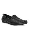 Regal Black Men Leather Woven Mojris gallery image