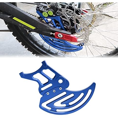 JESTOP Rear Brake Disc Guard and Caliper Cover, Billet Aluminum Rear Brake Disc Cover and Caliper Guard Protector for Sur-Ron S/X Light Bee/ Segway X260 X160, Dirt Pit Bike Motorcycle Parts (Blue) Cover
