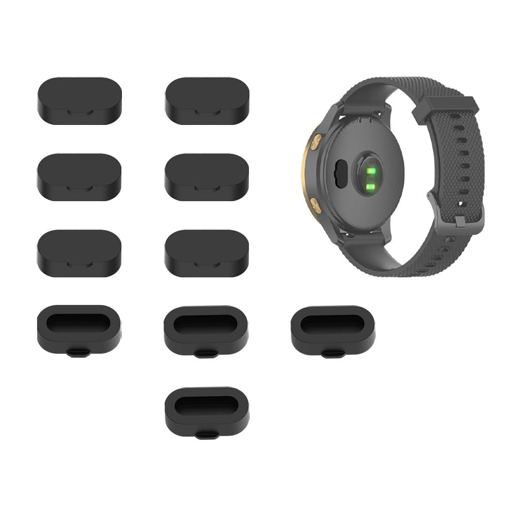 Tapones Antipolvo De Silicona Para Garmin | 10 Unidades | Compatible Con Forerunner, Venu, Fenix, Instinct Y Más