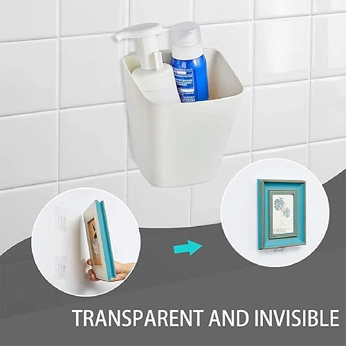 Miniatura 5 de 10 ganchos mágicos, ganchos adhesivos sin taladrar para organización de cocina y baño