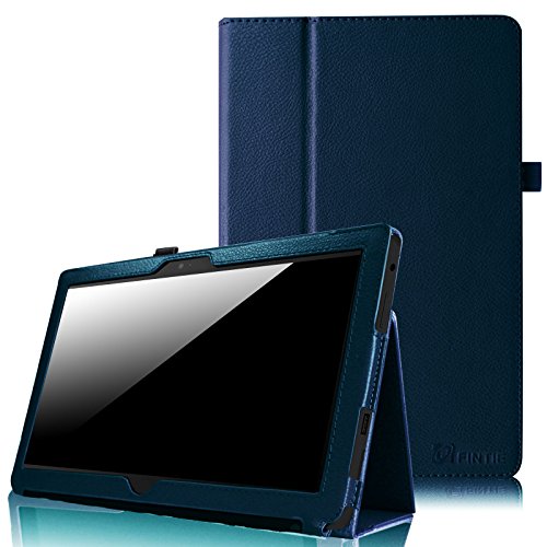 Fintie Folio Case for Microsoft Surface RT/Surface 2 10.6 inch Tablet Slim Fit with Stylus Holder (Does Not Fit Windows 8 Pro Version) - Navy