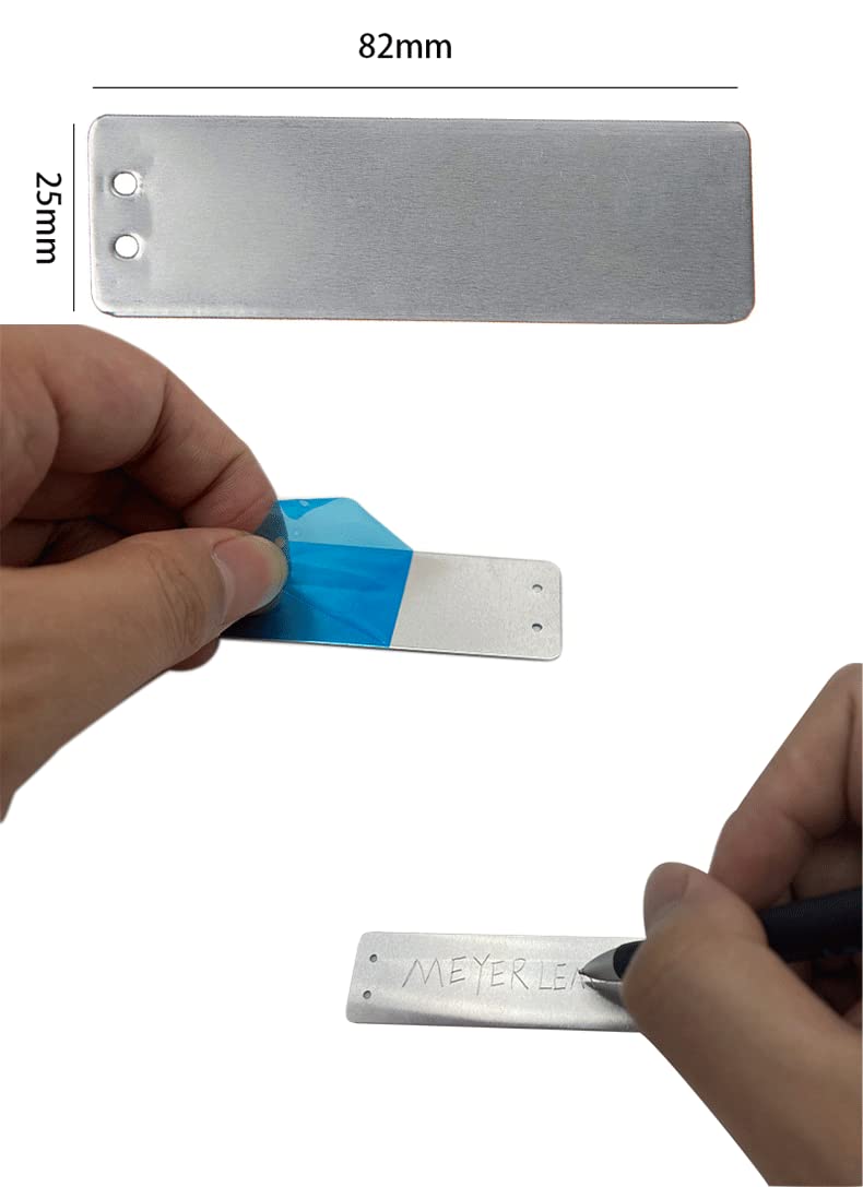 Pflanzenetiketten Aus Aluminium - 50 Stück, 8x4,6cm, Für Garten & Landwirtschaft