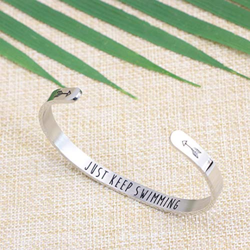 image for JoycuFF Personalized Gift for Swimmer Friend Encouragement Gift for Wo