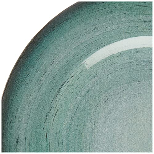 Prato Raso Tramontina Rústico Verde em Porcelana Decorada 27 cm