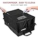 GOOLOO Car Trunk Organizer Auto Cargo Storage Container Multi-compartments Collapsible Durable Box with Straps, Waterproof Bottom for Truck, SUV, Minivan, Jeep