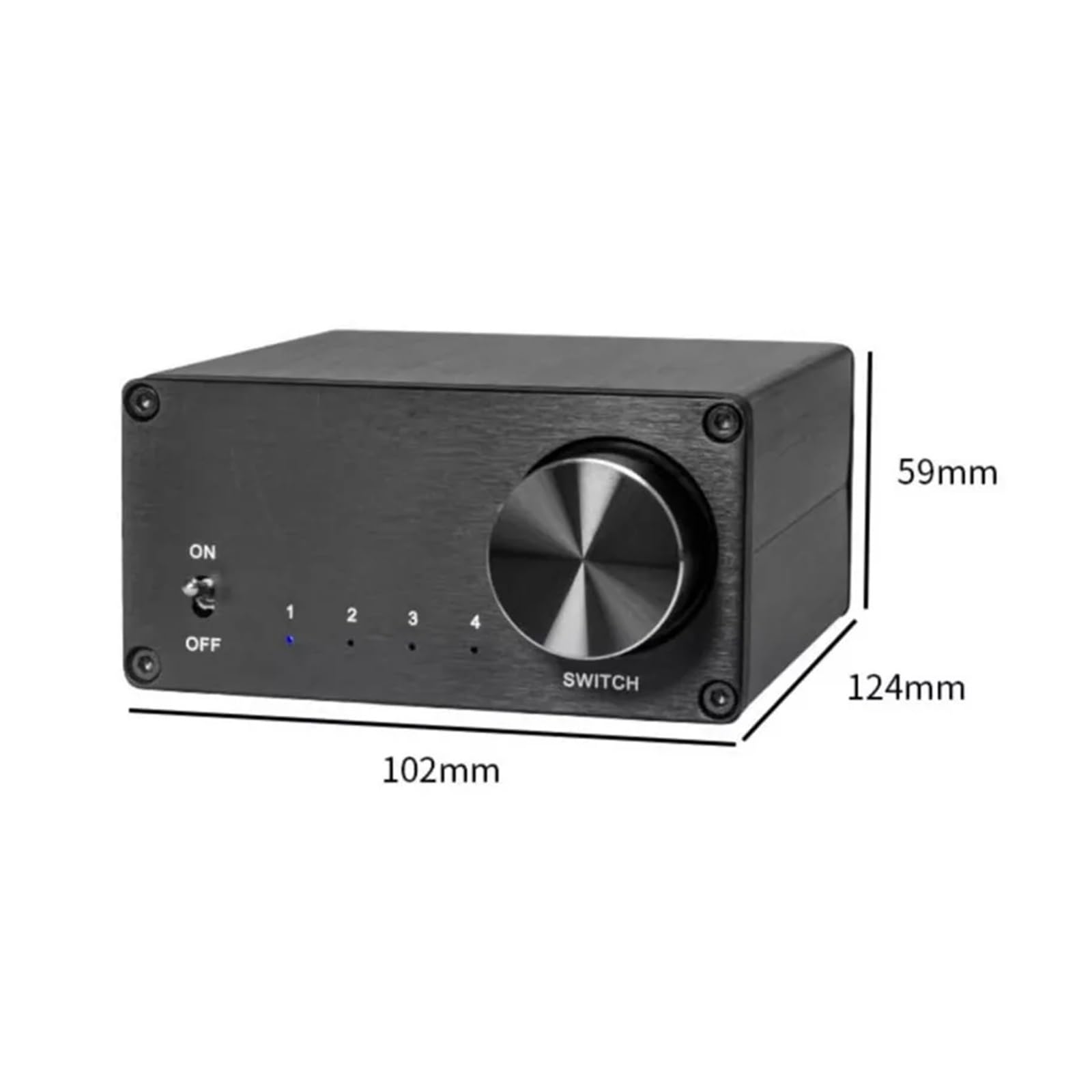 Selettore di segnale stereo con qualità senza perdita di dati - Commutatore 4 in 1 out