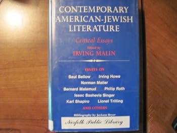 Hardcover Contemporary American-Jewish literature;: Critical essays Book