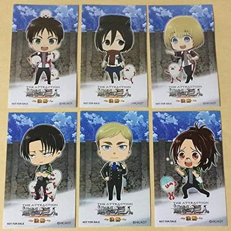 進撃の巨人 東京ジョイポリス 決断アトラクション特典ステッカー エレン ミカサ アルミン リヴァイ エルヴィン ハンジ アニメ 萌えグッズ ホビー 進撃の巨人 東京ジョイポリス 決断アトラクション特典ステッカー エレン ミカサ アルミン リヴァイ エルヴィン ハンジ アニメ 萌えグッズ ホビー