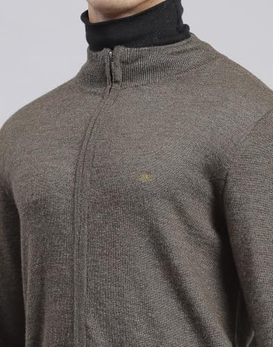Image of Monte Carlo Men Regular Fit Full Sleeve Solid T Neck Winter Pullover (Pack of 1)