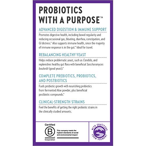 New Chapter Probiotic All-Flora - 30 Ct (1 Month Supply) For Advanced  Immune Support With Prebiotics + Postbiotics For Women And Men + Saccharomyces Boulardii + 100% Vegan +  Non-Gmo + Shelf Stable #TOP7
