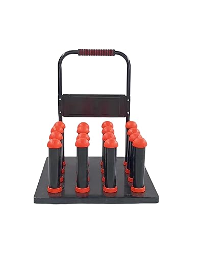 HSW Vinyl Roll Storage Cart with Handle 16-Roll, Heavy Duty