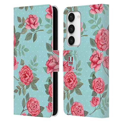 Funda Samsung Galaxy S23 5G de flores azules ideal para el uso diario en la oficina