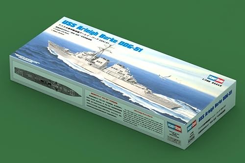 Miniatura 3 de Hobby Boss USS Arleigh Burke DDG-51 Kit de construcción de modelo de barco