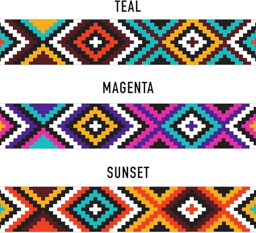 CollarDirect Aztec Hundehalsband Verstellbare Nylon Tribal Muster Geometrische Haustier-Halsbänder für Hunde Klein Mittel Groß Welpe Zubehör