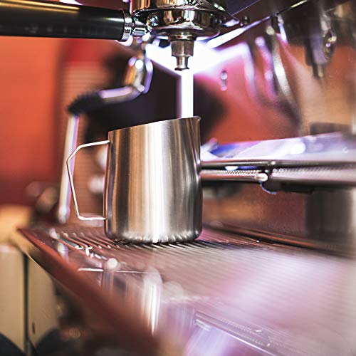 Barista & Co 690057 Esfera estándar Profesional en Jarra de Leche, Acero aleado, Plata - Imagen 5