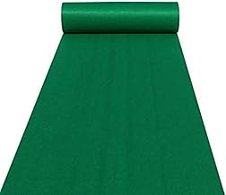 Nylon Floor Runner Mat for Party Hall Events Marriage Function & Any Formal Programme 5x7 Feet Dark Green Color
