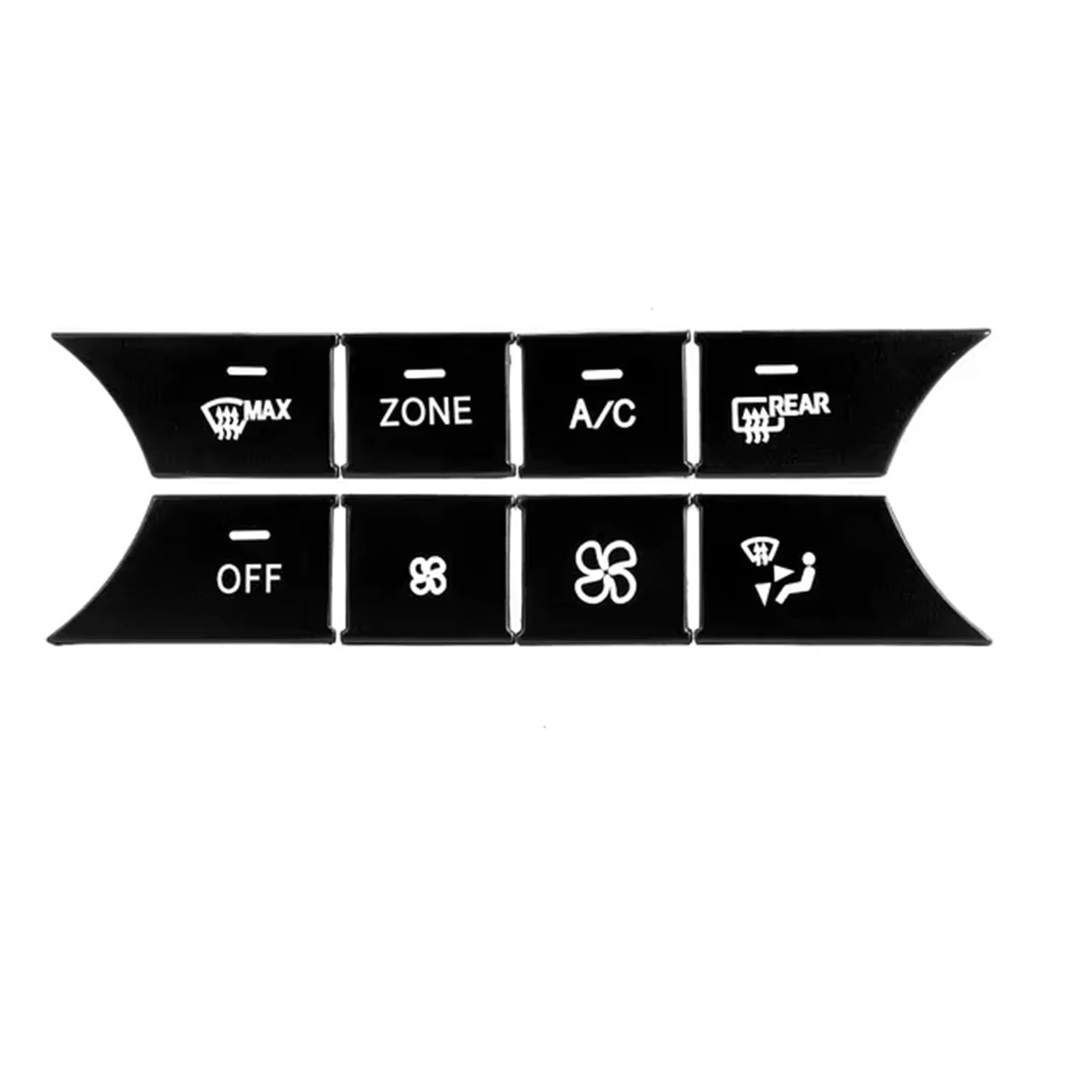 Interior Button Stickers Compatible with Benz for C Class W204 GLK