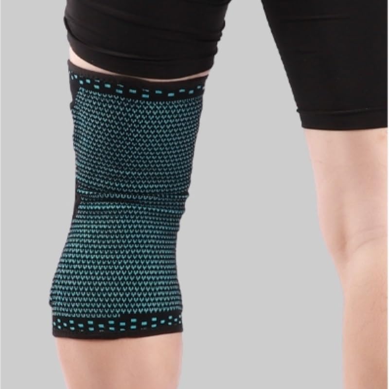 Woven Elastic Knee Pads Sports Outdoor Fitness Running Sleeves Protective Gear
