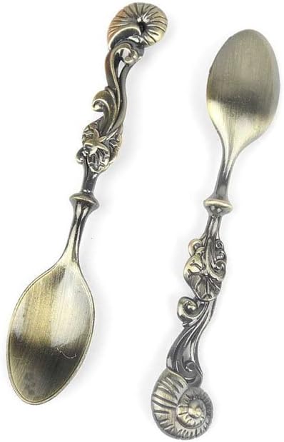 Jewelry Making Charms TO044 Conch Spoon Tablespoon Ancient Bronze Retro Findings Bulk Pendant for Necklace Bracelets